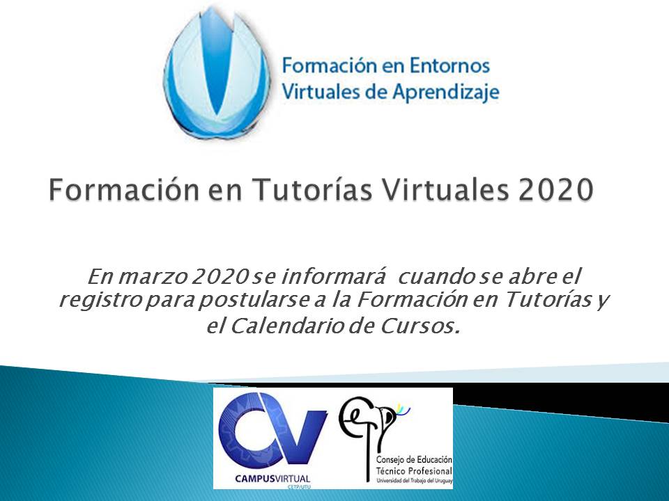 Formación Tutorías 2020