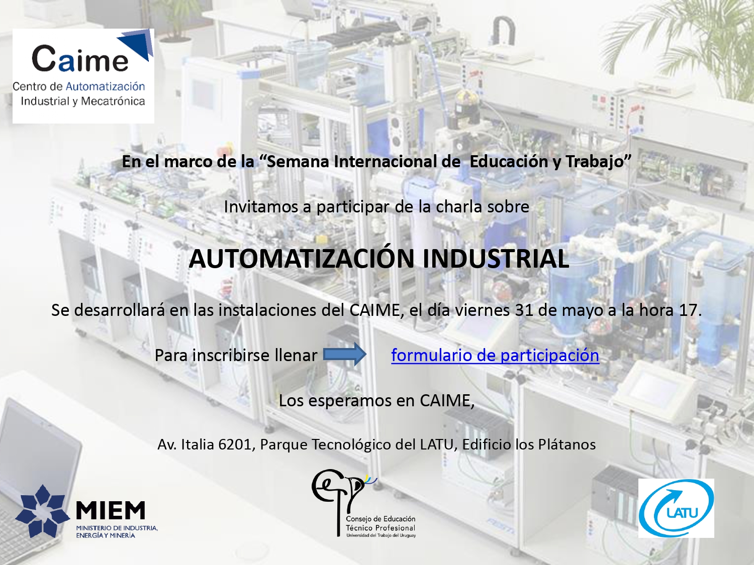 Invitación Caime