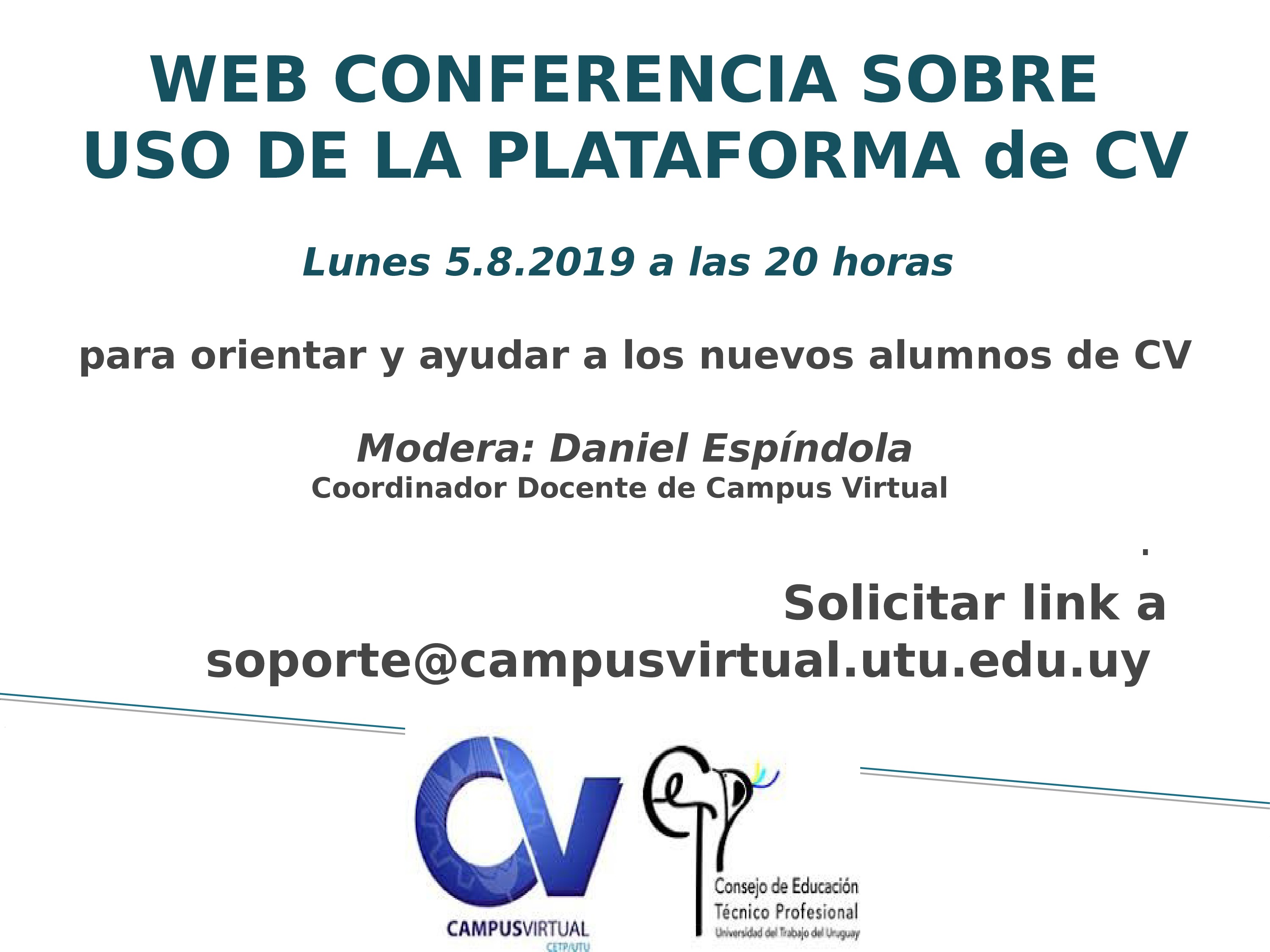 Web conferencia 5 de agosto