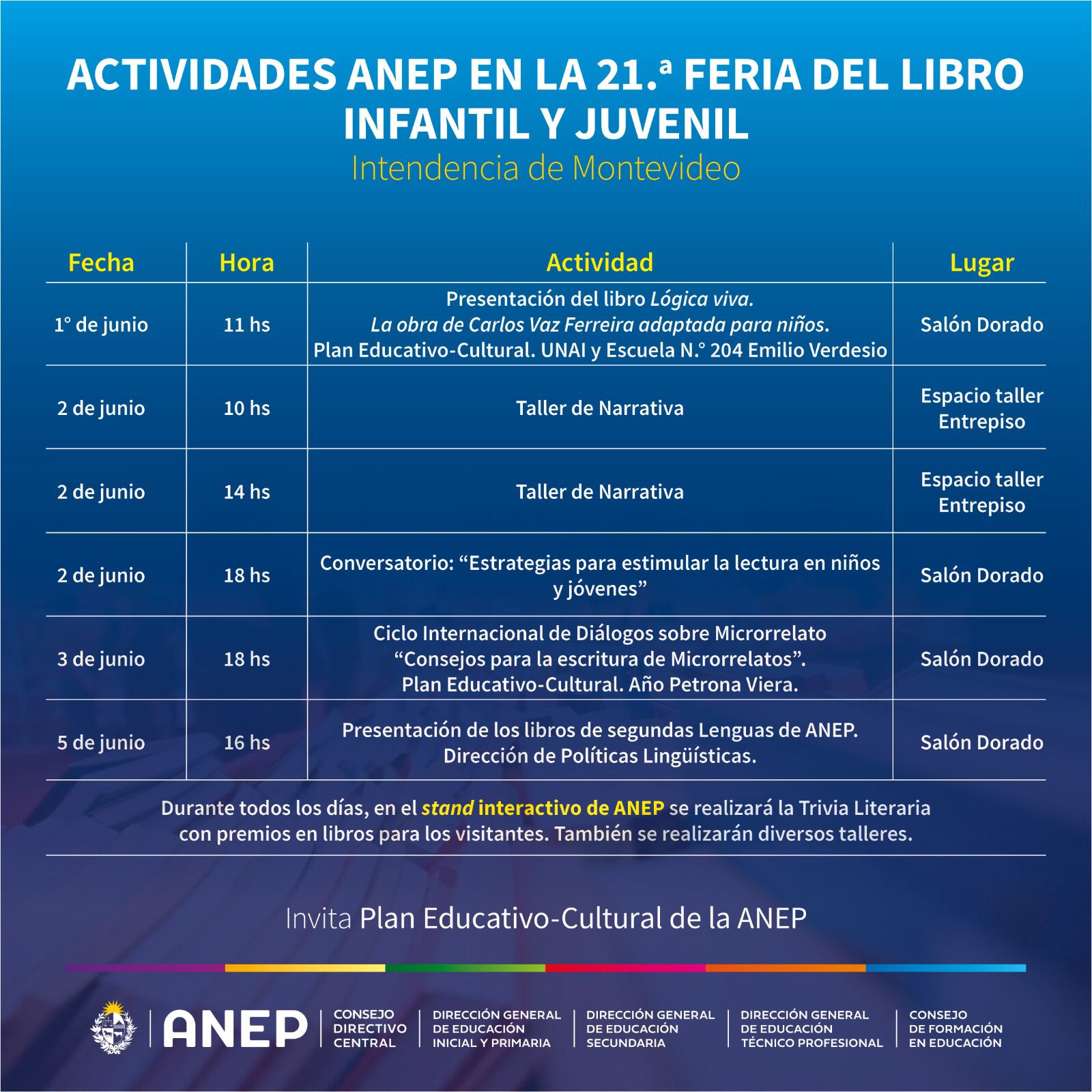ANEP Feria del libro