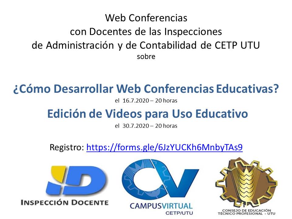 dos web conferencias julio