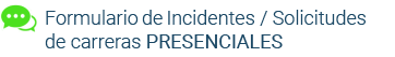 Formulario incidentes presenciales