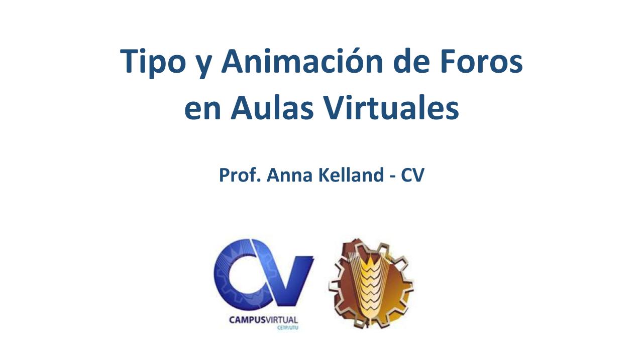foros animacion