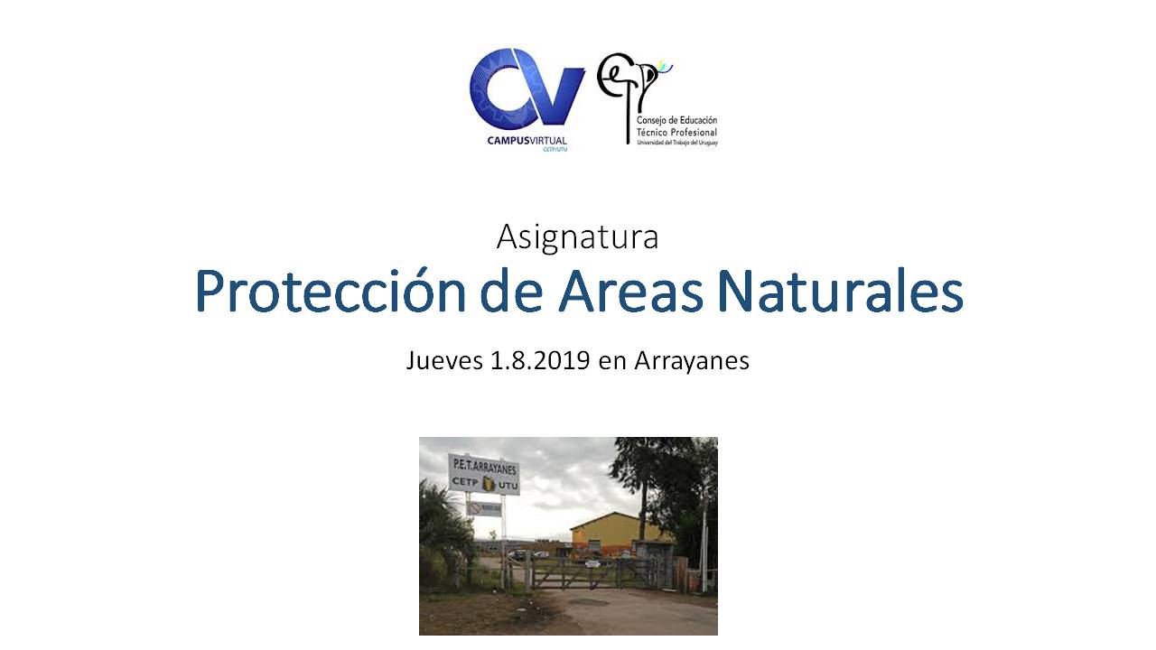 Protección de Areas Naturales