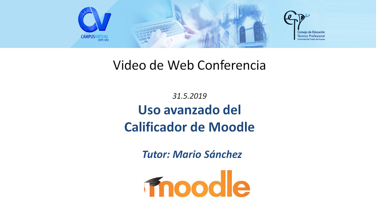 web conferencia curso avanzado calificador